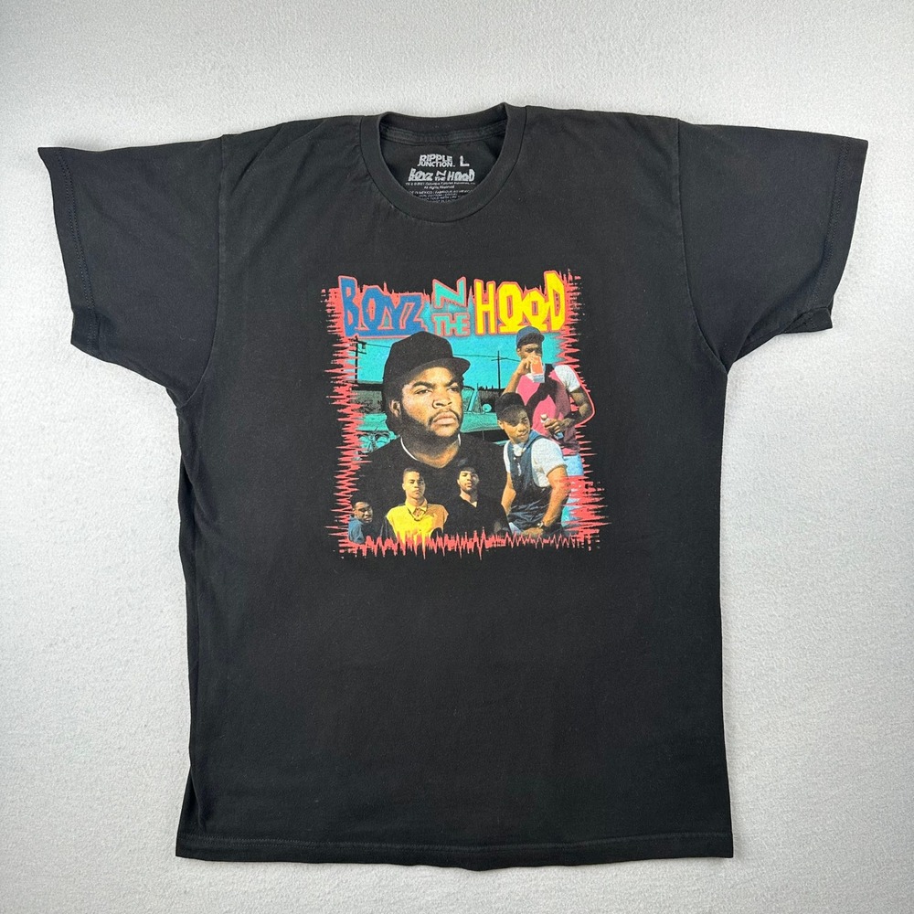Ripple Junction Boyz N The Hood T-Shirt Mens L Black Ice Cube Graphic Tee 2021